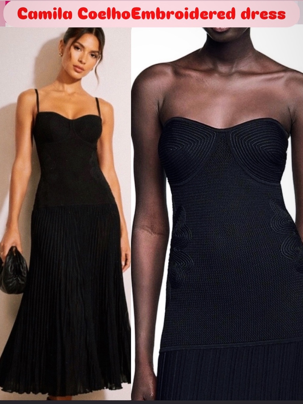 NEW ! CAMILA COELHO EMBROIDERY KNIT COMBINATION DRESS
🚨firm price no discount